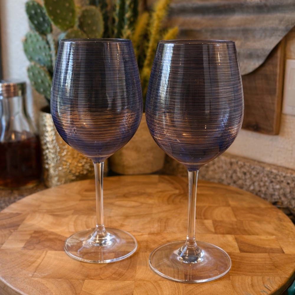 Twilight Ripple Goblets - Stölzle Lausitz Set